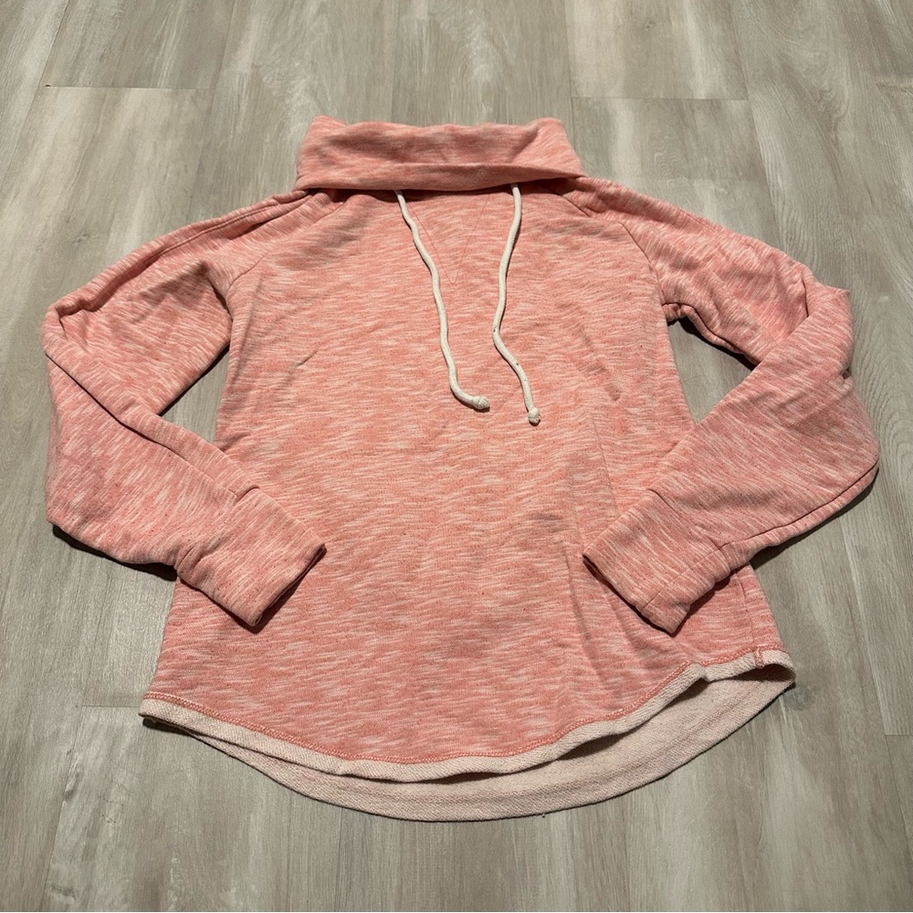 Gap Pink Sweatshirt Turtleneck Top Sz XS